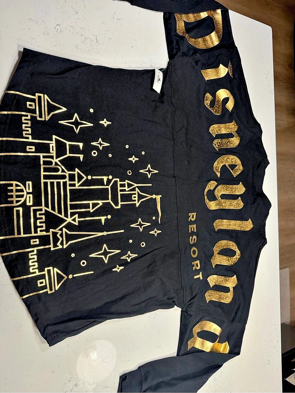 Spirit Jersey Disneyland Resort Black & Gold Castle Jersey